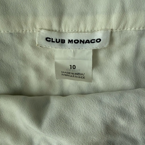 Club Monaco Black and White Beaded Mini Skirt - Picture 8 of 9